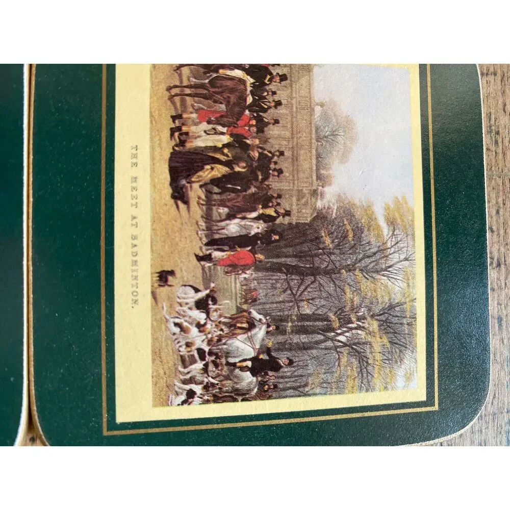 Vintage Ralph Lauren Inspired Coaster set of 6 New in original box